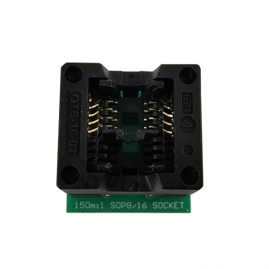 SOIC8 SOP8 to DIP8 IC Socket Wide-body Seat Wide 150mil Programmer Adapter Socket Blue/Green IC Test Conversion Burner SOIC8 SOP8 to DIP8 IC Socket Wide-body Seat Wide 150mil Programmer Adapter Socket Blue/Green IC Test Conversion Burner
