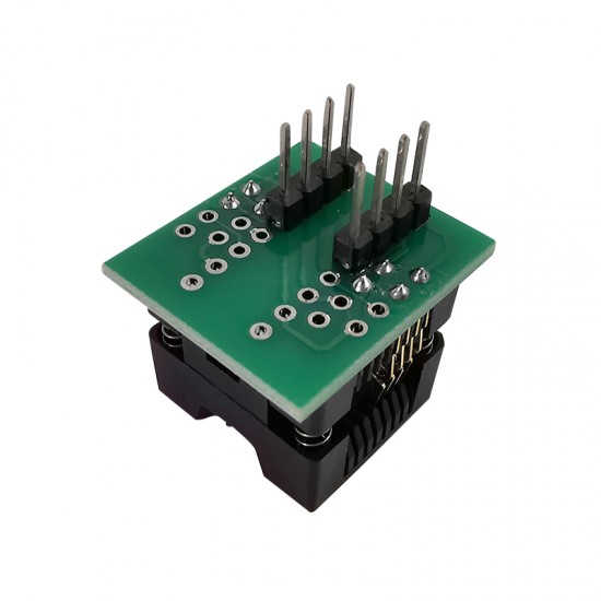 SOIC8 SOP8 to DIP8 IC Socket Wide-body Seat Wide 150mil Programmer Adapter Socket Blue/Green IC Test Conversion Burner SOIC8 SOP8 to DIP8 IC Socket Wide-body Seat Wide 150mil Programmer Adapter Socket Blue/Green IC Test Conversion Burner