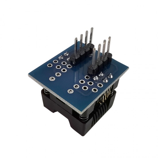 SOIC8 SOP8 to DIP8 IC Socket Wide-body Seat Wide 150mil Programmer Adapter Socket Blue/Green IC Test Conversion Burner SOIC8 SOP8 to DIP8 IC Socket Wide-body Seat Wide 150mil Programmer Adapter Socket Blue/Green IC Test Conversion Burner