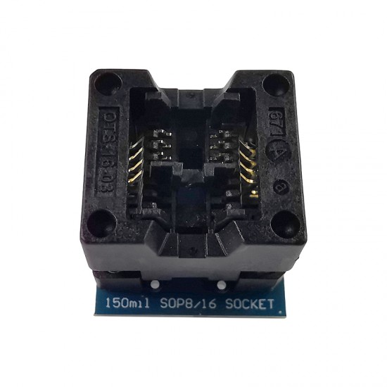 SOIC8 SOP8 to DIP8 IC Socket Wide-body Seat Wide 150mil Programmer Adapter Socket Blue/Green IC Test Conversion Burner SOIC8 SOP8 to DIP8 IC Socket Wide-body Seat Wide 150mil Programmer Adapter Socket Blue/Green IC Test Conversion Burner