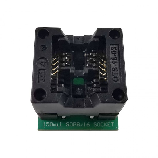 SOIC8 SOP8 to DIP8 IC Socket Wide-body Seat Wide 150mil Programmer Adapter Socket Blue/Green IC Test Conversion Burner SOIC8 SOP8 to DIP8 IC Socket Wide-body Seat Wide 150mil Programmer Adapter Socket Blue/Green IC Test Conversion Burner