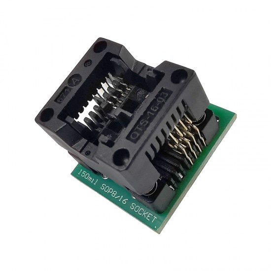 SOIC8 SOP8 to DIP8 IC Socket Wide-body Seat Wide 150mil Programmer Adapter Socket Blue/Green IC Test Conversion Burner SOIC8 SOP8 to DIP8 IC Socket Wide-body Seat Wide 150mil Programmer Adapter Socket Blue/Green IC Test Conversion Burner