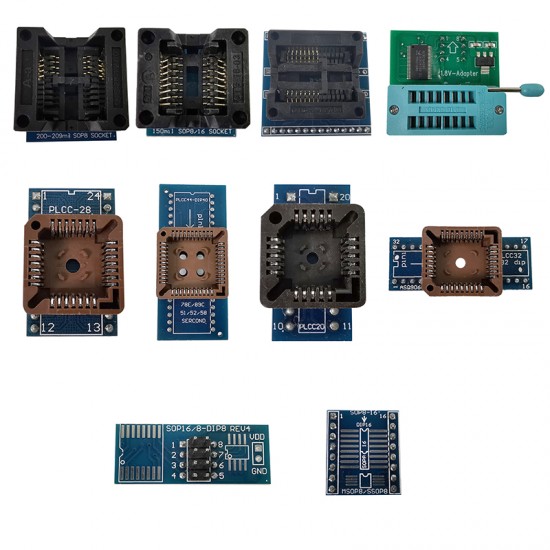 XGecu T48[TL866-3G] Programmer Support 31000+ ICs for EPROM/MCU/SPI/Nor/NAND Flash/EMMC/IC TESTER/+12 Parts