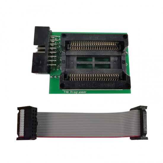 XGecu ADP_S44_EX-1/SOP44 1.27mm Special Adapter with ISP Cable for PSOP44/SOP44/SOIC44 ICs for T48(TL866-3G) Programmer XGecu ADP_S44_EX-1/SOP44 1.27mm Special Adapter with ISP Cable for PSOP44/SOP44/SOIC44 ICs for T48(TL866-3G) Programmer