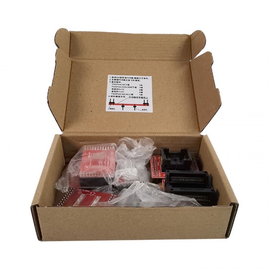 TSOP32 TSOP40 TSOP48 SOP44 SOP56 adapter 8pcs/set for Xgecu TL866II PLUS MiniProTL866A TL866CS USB Programmer TSOP32 TSOP40 TSOP48 SOP44 SOP56 adapter 8pcs/set for Xgecu TL866II PLUS MiniProTL866A TL866CS USB Programmer