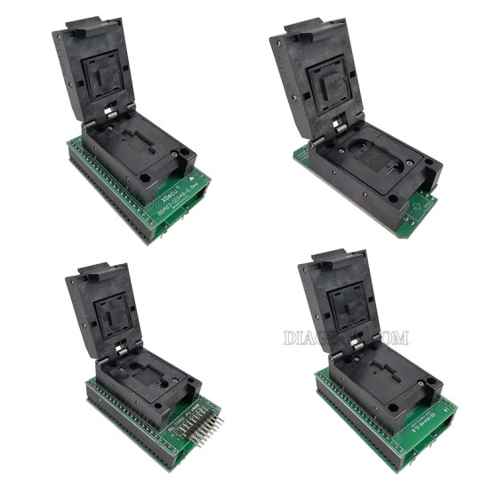 XGecu T56 Nand Specialized Programmer 6pcs Socket set for BGA48/BGA63/BGA64A/SOP56/BGA169 EMMC153&169/TSOP32/40/48/56 XGecu T56 Nand Specialized Programmer 6pcs Socket set for BGA48/BGA63/BGA64A/SOP56/BGA169 EMMC153&169/TSOP32/40/48/56