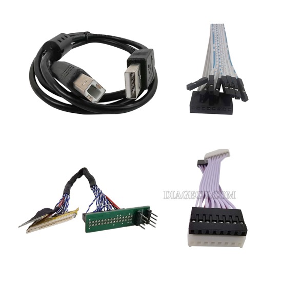 XGecu T56 Programmer with 6pcs Socket set for BGA48 /BGA63 /BGA64A /SOP56 /BGA169 EMMC153&169 /TSOP32 /40 /48 /56 XGecu T56 Programmer with 6pcs Socket set for BGA48 /BGA63 /BGA64A /SOP56 /BGA169 EMMC153&169 /TSOP32 /40 /48 /56