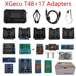 XGecu T48(TL866-3G) Programmer Support 31000 ICs for EPROM/MCU/SPI/Nor/NAND Flash/EMMC/IC TESTER BIOS AVR PIC replace TL866II/TL866CS+17 Parts