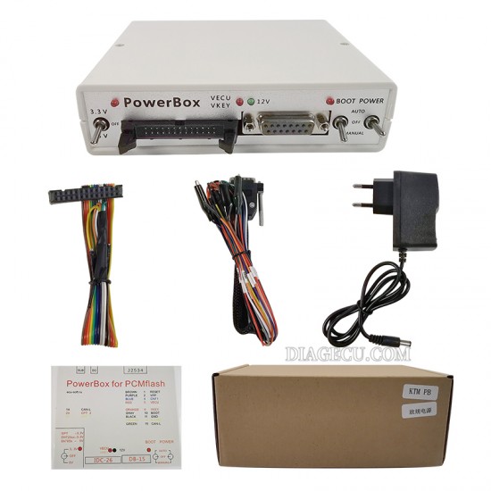 KTM Flash JTAG PowerBox Via J2534 ECU-Softru OBD2 ECU Programmer Works For ECU-Soft OBD ECU Programmer Power Box+EU adapter (MK) KTM Flash JTAG PowerBox Via J2534 ECU-Softru OBD2 ECU Programmer Works For ECU-Soft OBD ECU Programmer Power Box+EU adapter (MK)
