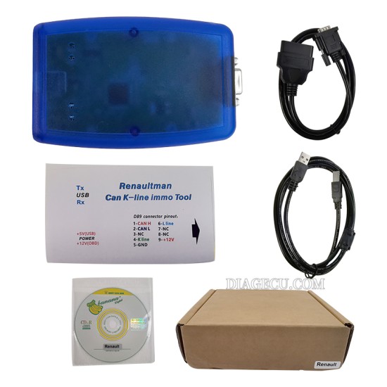 Renaultman Can K-line Immo Tool Support Renault CAN/K-line Immo Tool OBD2 Auto ECU Programmer Read/Write EEPROM FLASH Clear Immobilizer Code Diagnostic Tool Renaultman Can K-line Immo Tool Support Renault CAN/K-line Immo Tool OBD2 Auto ECU Programmer Read/Write EEPROM FLASH Clear Immobilizer Code Diagnostic Tool