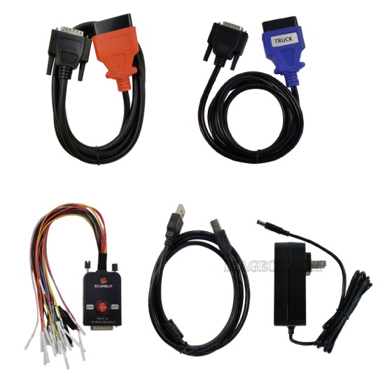 ECUHELP KT200 II Full Version with Offline Workstation for Car/Truck/Motorbike/Tractor Boat KT200II ECU Programmer ECU Chip Tuning KT200 Gen2 TCU Programmer Clone and Chip Tuning Tool DTC OBD/BOOT/BDM/JTAG (Carton package)