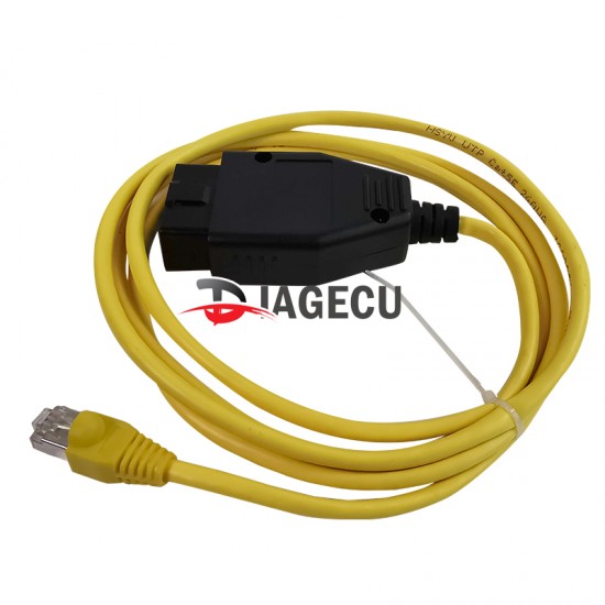 BMW E-SYS ENET cable for BMW F-series ICOM OBD2 Coding Diagnostic Cable Ethernet to ESYS Data OBDII Coding Hidden Data Tool