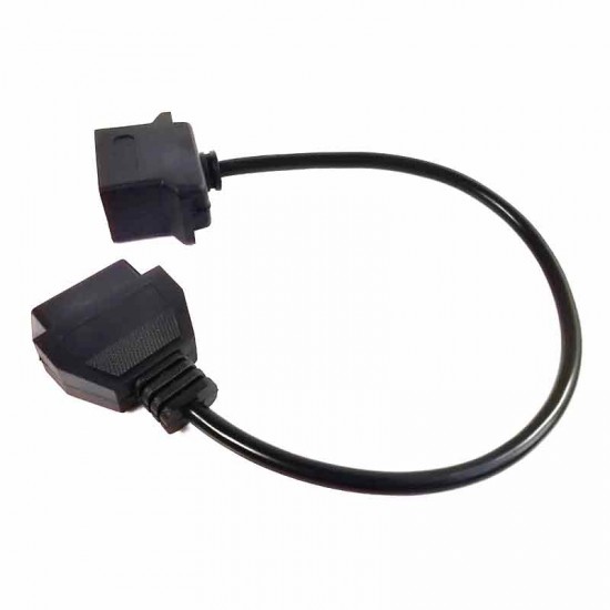 Toyota 17pin Male to 16pin OBD2 Female Adapter Square Connector (L)