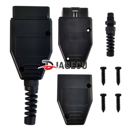 OBD2 16Pin Connector 12V OBDII Adaptor Male Plug with PCB board J1962 OBD2 Connector
