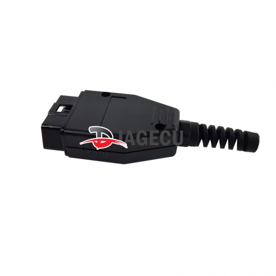 OBD2 16Pin Connector 12V OBDII Adaptor Male Plug with PCB board J1962 OBD2 Connector