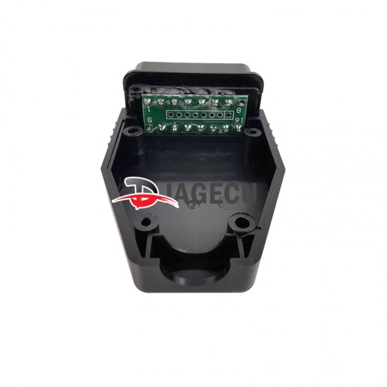 OBD2 16Pin Connector 12V OBDII Adaptor Male Plug with PCB board J1962 OBD2 Connector