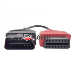 Fiat Ecu Scan Adapter Connector OBD2 16pin Cable red