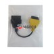 Fiat Ecu Scan Adapter Connector OBD2 16pin Cable yellow