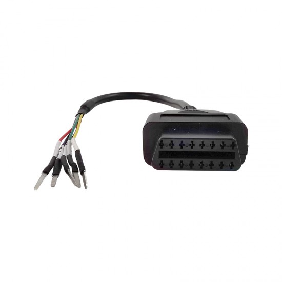 Universal OBD2 16pin Female Adapter Cable K Can OBD2 Engine Fault Detector Connector Cable Fits Turck Car Motorcycle K+Can Plug