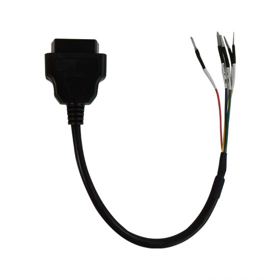 Universal OBD2 16pin Female Adapter Cable K Can OBD2 Engine Fault Detector Connector Cable Fits Turck Car Motorcycle K+Can Plug