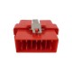 OBD2 16pin Female Connector OBD Female Wire Sockets red (Y)