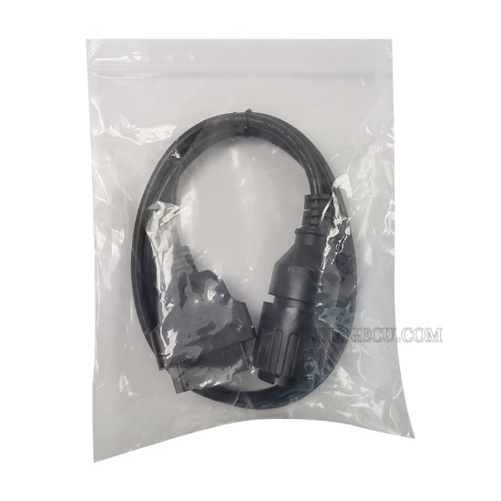 BMW 10pin ICOM D Cable ICOM-D Motorcycles Motobikes 10 pin Adapter 10pin to 16pin OBD2 ICOM A2 Diagnostic Cable 1m (J)