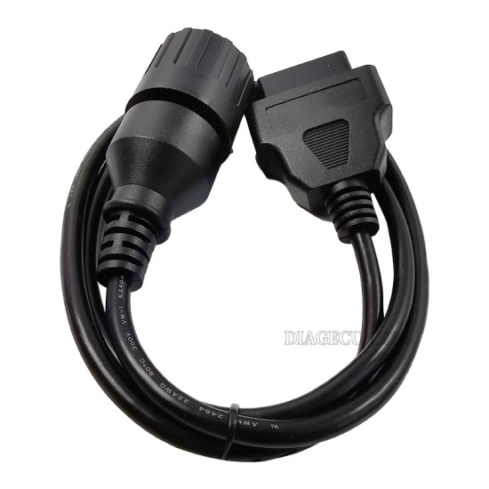 BMW 10pin ICOM D Cable ICOM-D Motorcycles Motobikes 10 pin Adapter 10pin to 16pin OBD2 ICOM A2 Diagnostic Cable 1m (J)