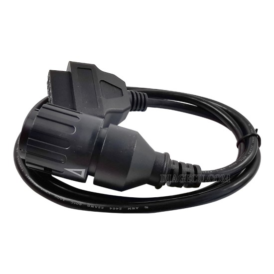 BMW 10pin ICOM D Cable ICOM-D Motorcycles Motobikes 10 pin Adapter 10pin to 16pin OBD2 ICOM A2 Diagnostic Cable 1m (J)