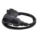 BMW 10pin ICOM D Cable ICOM-D Motorcycles Motobikes 10 pin Adapter 10pin to 16pin OBD2 ICOM A2 Diagnostic Cable 1m (J)