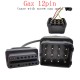GAZ 12pin diesel Male to OBD2 16pin Female Adapter GAZ 12 pin truck Converter Extension Cable (T)