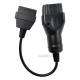 GAZ 12pin diesel Male to OBD2 16pin Female Adapter GAZ 12 pin truck Converter Extension Cable (T)