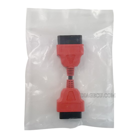 OBD2 16Pin Extension Cable adapter 13CM Male to Female OBDII Plug (Red) OBD2 16Pin Extension Cable adapter 13CM Male to Female OBDII Plug (Red)
