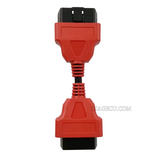OBD2 16Pin Extension Cable adapter 13CM Male to Female OBDII Plug (Red) OBD2 16Pin Extension Cable adapter 13CM Male to Female OBDII Plug (Red)