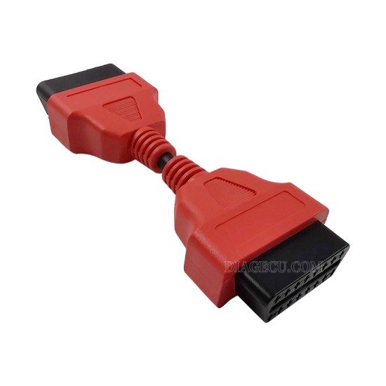 OBD2 16Pin Extension Cable adapter 13CM Male to Female OBDII Plug (Red) OBD2 16Pin Extension Cable adapter 13CM Male to Female OBDII Plug (Red)
