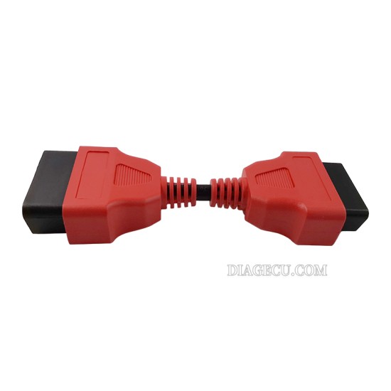 OBD2 16Pin Extension Cable adapter 13CM Male to Female OBDII Plug (Red) OBD2 16Pin Extension Cable adapter 13CM Male to Female OBDII Plug (Red)