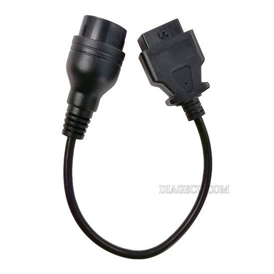 Iveco 38pin OBD2 Diagnostic Connector Adapter for Iveco to OBD II 16pin Female Extension Cable Plug (customize)