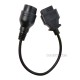 Iveco 38pin OBD2 Diagnostic Connector Adapter for Iveco to OBD II 16pin Female Extension Cable Plug (customize)