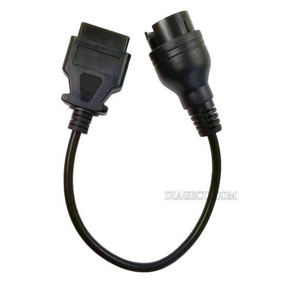 Iveco 38pin OBD2 Diagnostic Connector Adapter for Iveco to OBD II 16pin Female Extension Cable Plug (customize)