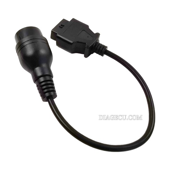 Iveco 38pin OBD2 Diagnostic Connector Adapter for Iveco to OBD II 16pin Female Extension Cable Plug (customize)