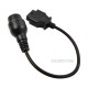 Iveco 38pin OBD2 Diagnostic Connector Adapter for Iveco to OBD II 16pin Female Extension Cable Plug (customize)