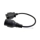 Iveco 38pin OBD2 Diagnostic Connector Adapter for Iveco to OBD II 16pin Female Extension Cable Plug (customize)