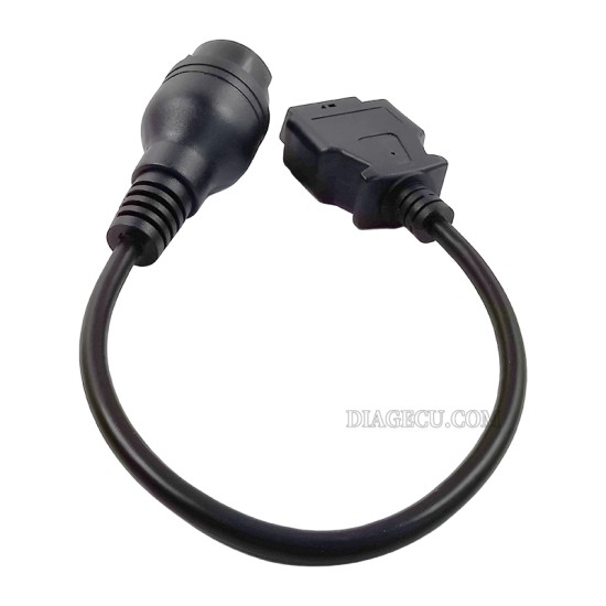 Iveco 38pin OBD2 Diagnostic Connector Adapter for Iveco to OBD II 16pin Female Extension Cable Plug (customize)
