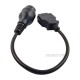 Iveco 38pin OBD2 Diagnostic Connector Adapter for Iveco to OBD II 16pin Female Extension Cable Plug (customize)