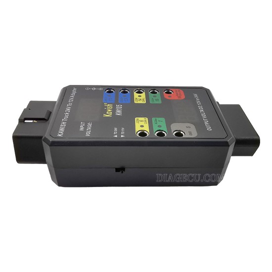 Kawish KW105 OBD Breakout Box and 24V to 12V Adapter Kawish Heavy Duty Truck adapter for Truck Converter Heavy Duty Vehicles