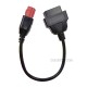 Motorcycle Motobike for Honda 6pin Plug Cable Adapter OBD2 Connector Moto Honda 6pin to 16pin Extension Cable Motorcycle Motobike for Honda 6pin Plug Cable Adapter OBD2 Connector Moto Honda 6pin to 16pin Extension Cable