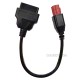Motorcycle Motobike for Honda 6pin Plug Cable Adapter OBD2 Connector Moto Honda 6pin to 16pin Extension Cable Motorcycle Motobike for Honda 6pin Plug Cable Adapter OBD2 Connector Moto Honda 6pin to 16pin Extension Cable