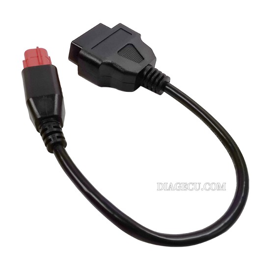 Motorcycle Motobike for Honda 6pin Plug Cable Adapter OBD2 Connector Moto Honda 6pin to 16pin Extension Cable Motorcycle Motobike for Honda 6pin Plug Cable Adapter OBD2 Connector Moto Honda 6pin to 16pin Extension Cable