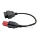 Motorcycle Motobike for Honda 6pin Plug Cable Adapter OBD2 Connector Moto Honda 6pin to 16pin Extension Cable Motorcycle Motobike for Honda 6pin Plug Cable Adapter OBD2 Connector Moto Honda 6pin to 16pin Extension Cable