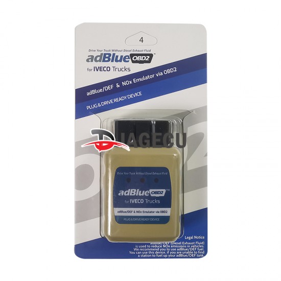 AdblueOBD2 Emulator for IVECO Trucks (MT) AdblueOBD2 Emulator for IVECO Trucks (MT)