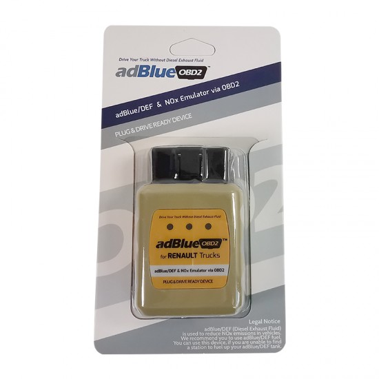 AdblueOBD2 Emulator for Renault Trucks (MT) AdblueOBD2 Emulator for Renault Trucks (MT)